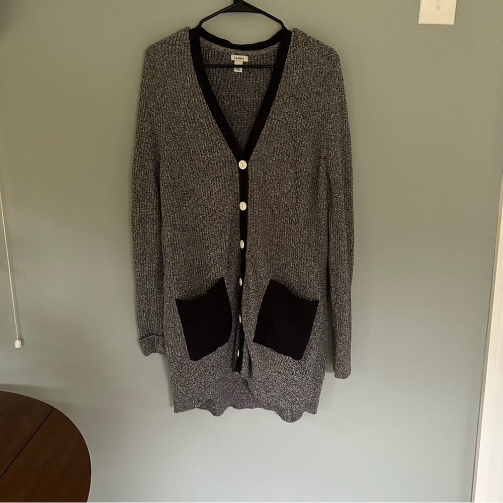 L.L. Bean Women's Coastal Cotton Knit Sweater Size XL Petite